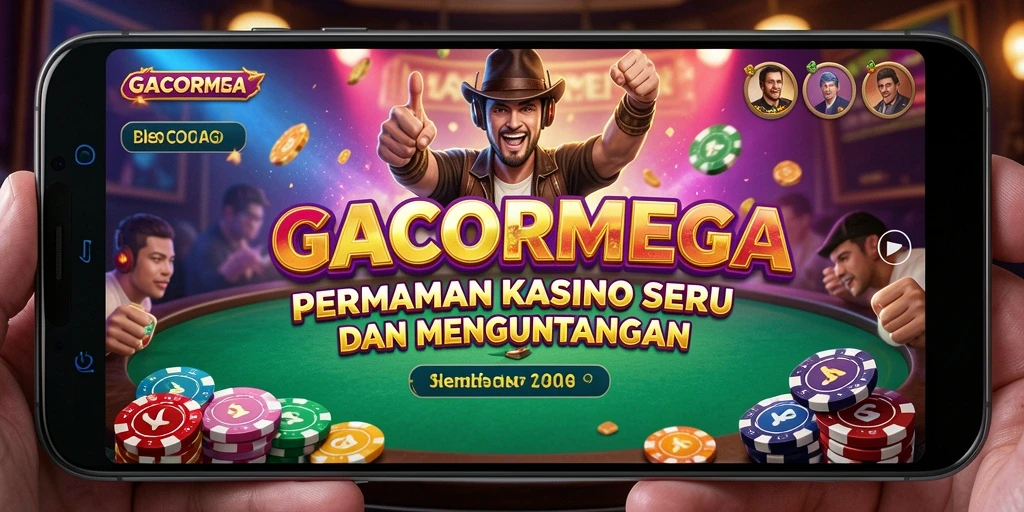 Screenshot utama GACORMEGA menampilkan gameplay kasino yang menarik.