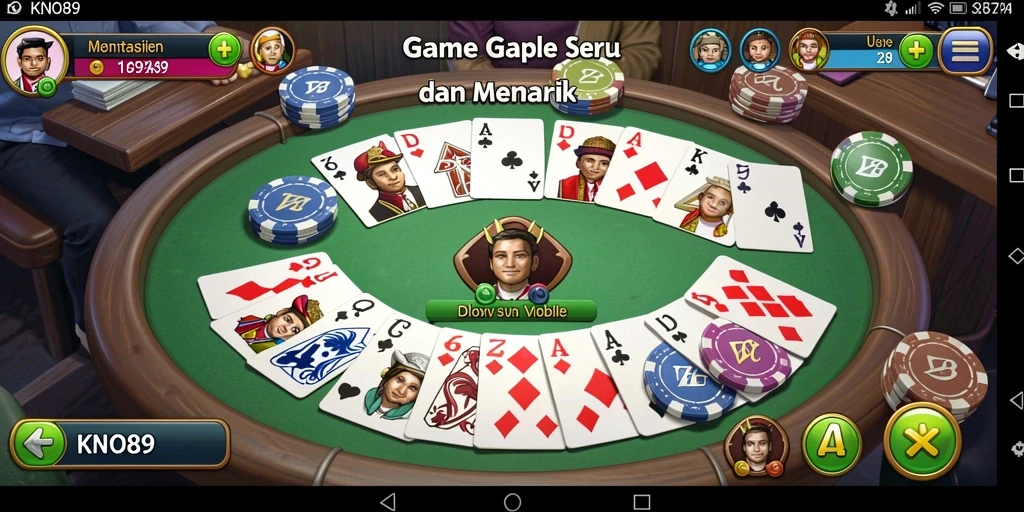 Tampilan gameplay KNO89 yang seru dan interaktif.