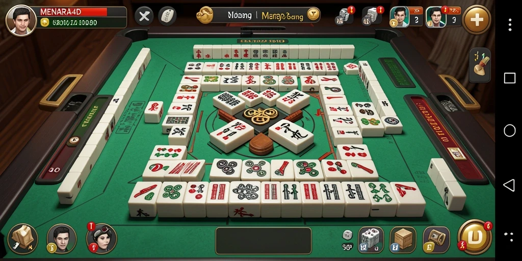 Tampilan gameplay MENARA4D yang menarik dan penuh warna.