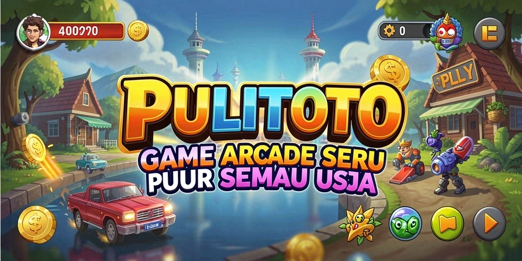 Tampilan gameplay <strong>PULITOTO</strong> yang penuh warna dan seru.