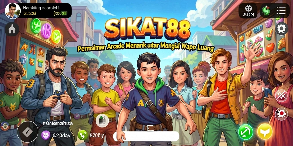 Tampilan menarik dan gameplay seru dari SIKAT88.