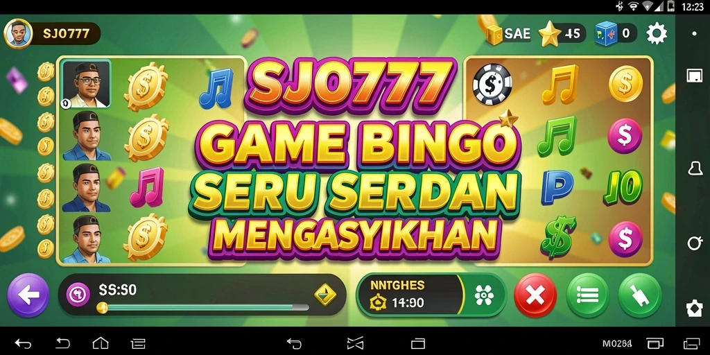 Tampilan gameplay menawan dari SJO777 dengan suasana Bingo yang menarik.