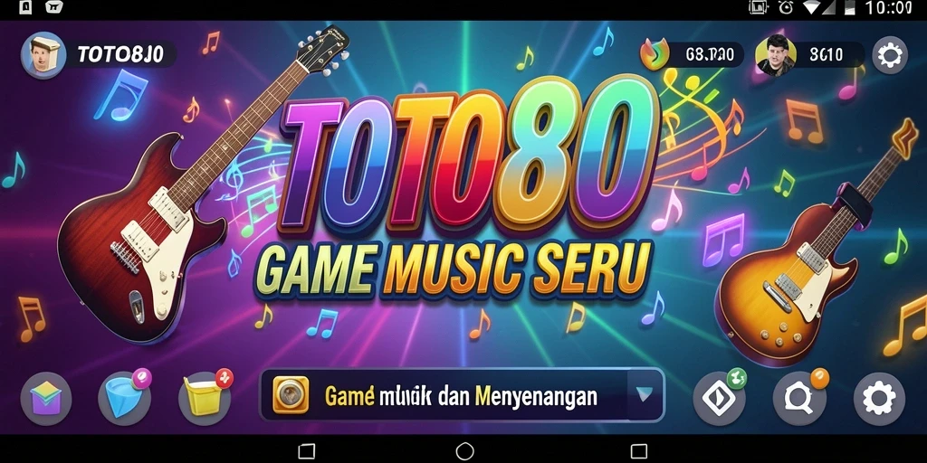 Tampilan gameplay TOTO80 yang menarik dengan lagu-lagu seru.