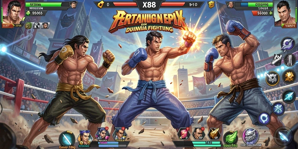 Capture seru dari pertarungan mendebarkan di X88.