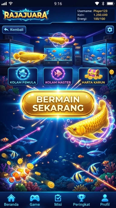 Tangkapan layar fitur pencarian aplikasi di rajajuara.